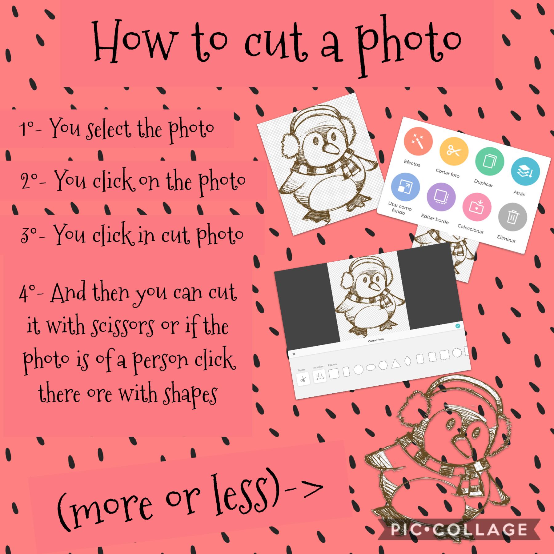 How to cut a photo