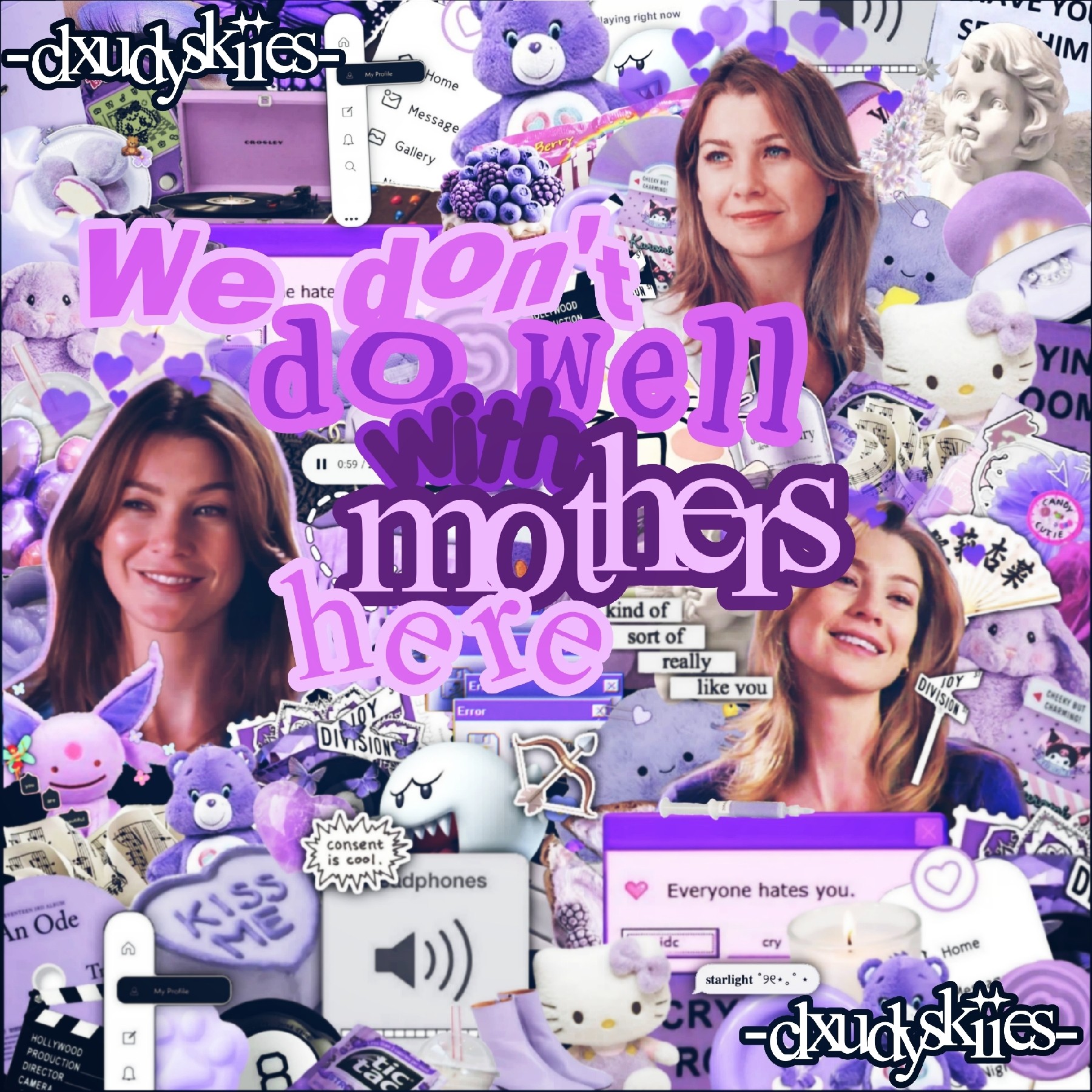 🥼🩺💜 8 • 5 • 2023 💜🩺🥼
bc Meredith is the most slay character ever <3333
I might end up so ng every character on accident 😶😂