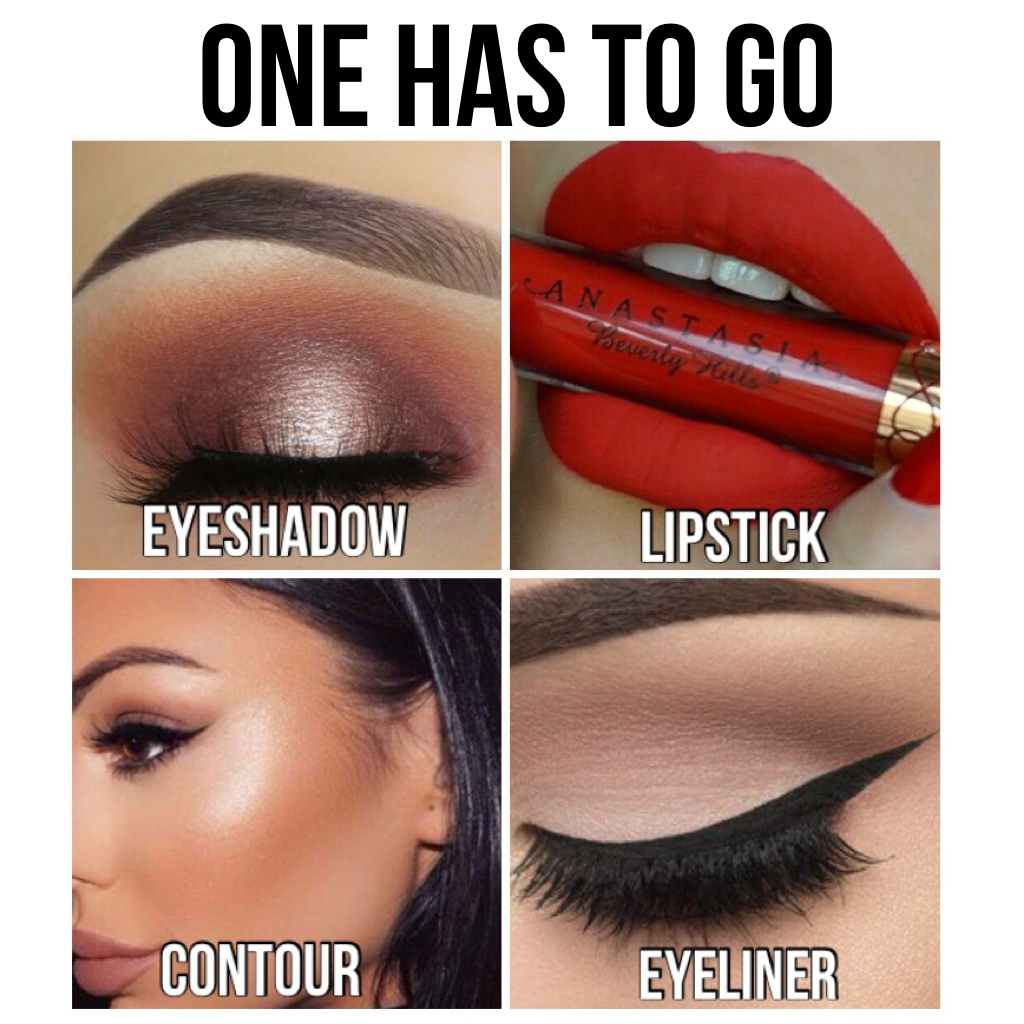which one would you give up?? AOTD: eyeliner cuz I suck at it anyways😂
