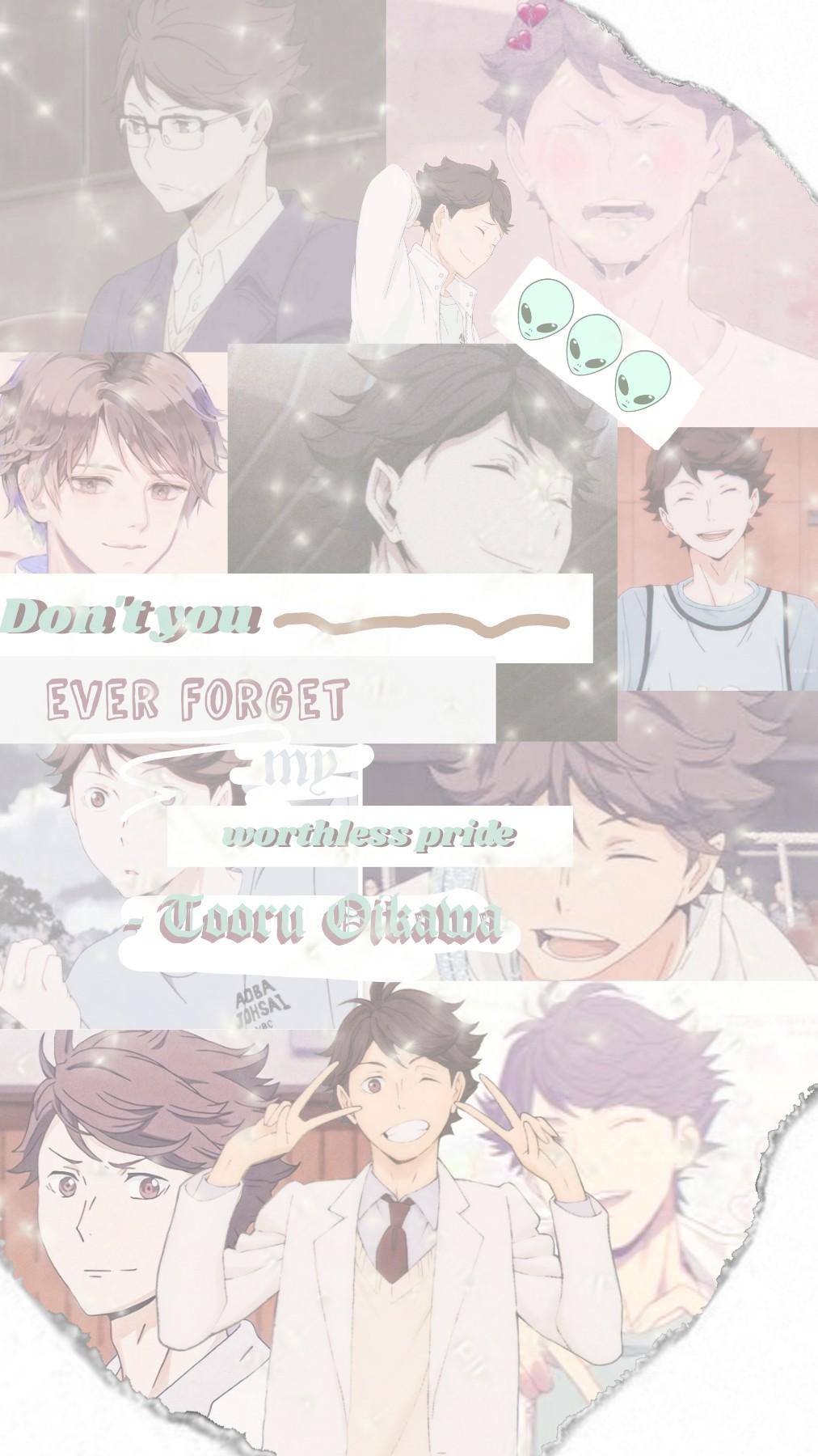 🤍TAP🤍
🏐20-07-22🏐
Hello muffins! Today is Tooru Oikawa's b-day! So I made this collage to wish this beautiful piece of trash a happy b-day 🎉 QOTD: What is your fave anime? AOTD: Haikyuu! Love y'all 💞