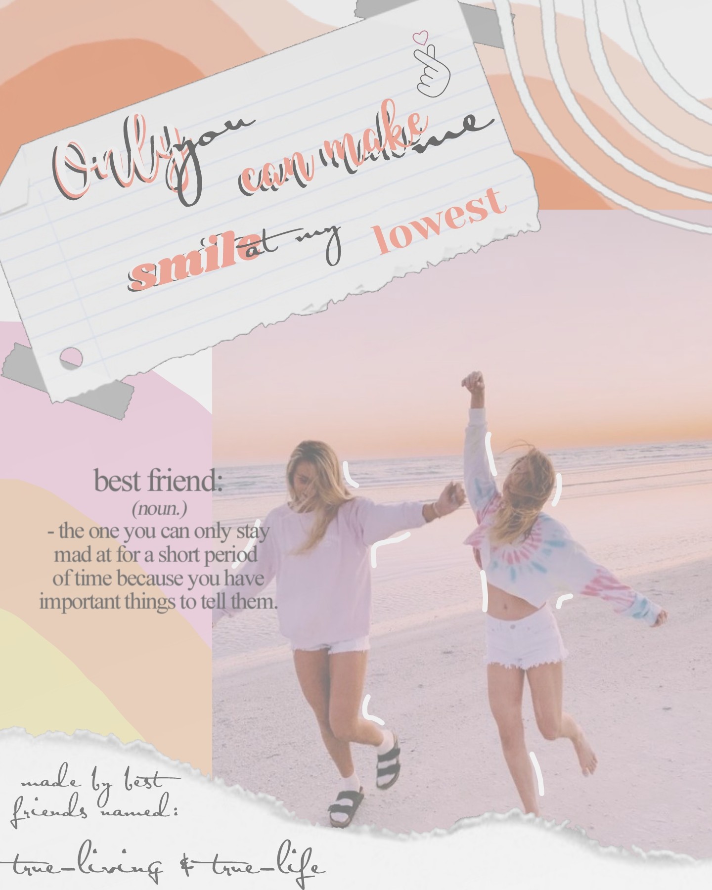 ☁️tap🧸
this was a collab with ma bestie! we made it at our weekly Saturday sleepover! she did the AWESOME bg! and I did the text! enjoy 😉 
