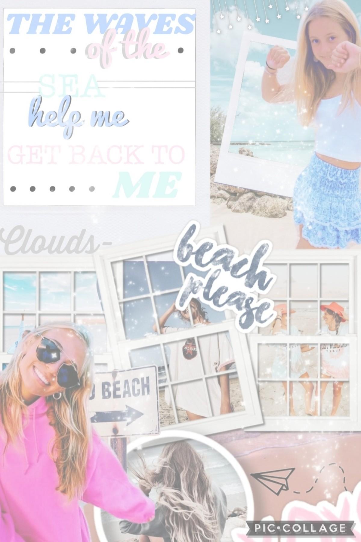              ✨️ tap ✨️

💓 heyy! so I tried to so a preppy + beachy collage, similar to my other recent collages! 💖 tell me your thoughts on this one! i somehow dont like it...💭 
    SHOUTOUT: Go & follow -blight- they are close to 100 followers! 🤩
   QOTD