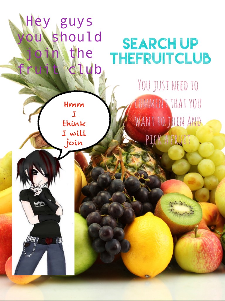 Join thefruitclub and follow 