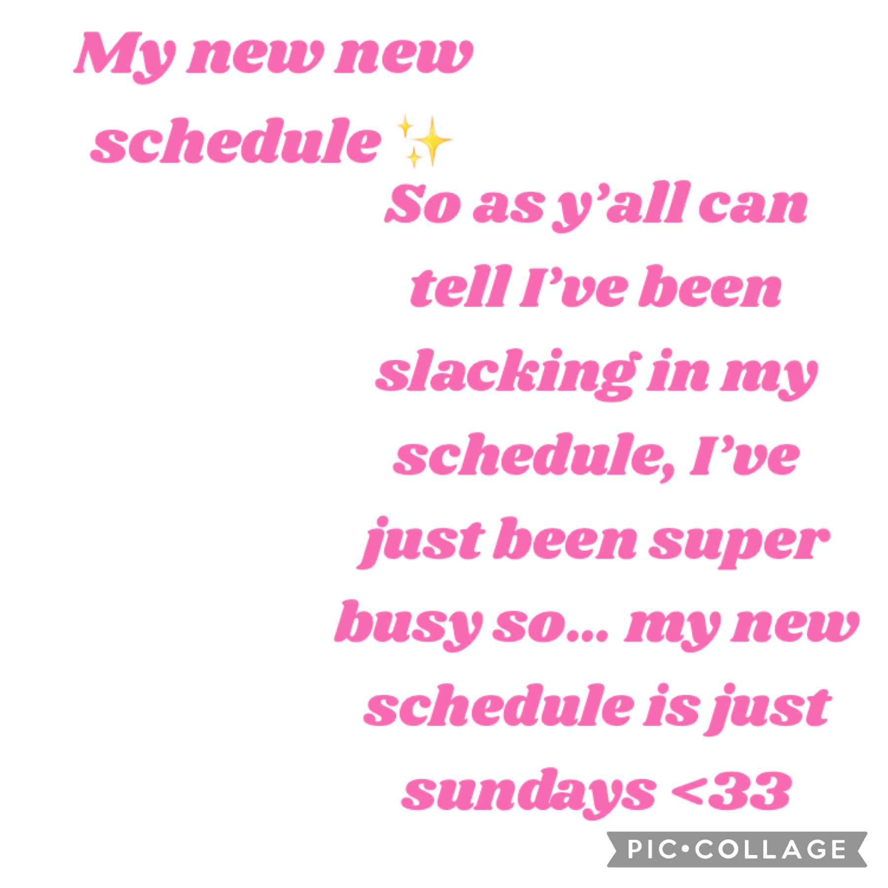 ✨Tap✨
I’m really sorry for not posting, but I think this new schedule will help <33.
Stay positive xoxo,
Pink-Petals