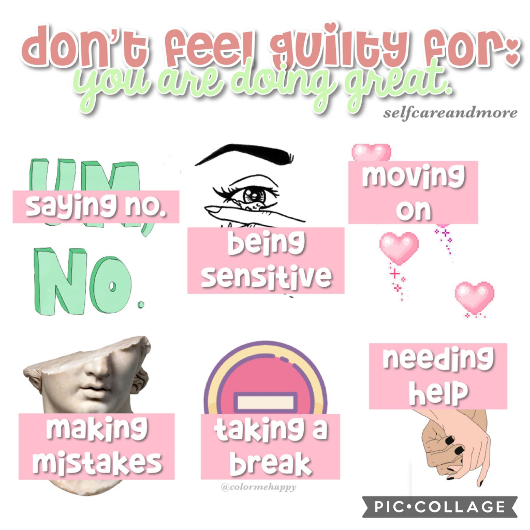 🛑tappers🛑
Don’t feel guilty for
ANY of these!
This just means that
you are healing and
becoming better,
and that’s awesome! 
🛑 🛑 🛑 