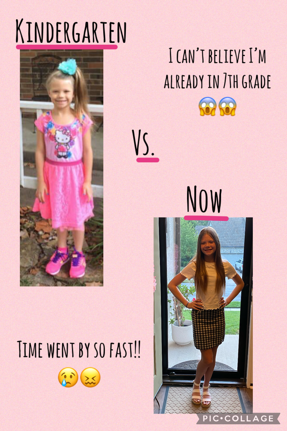 💗TAP💗
I can’t believe I’m already in 7th grade! 
Time has flown by I remember kindergarten like it was yesterday! 😢