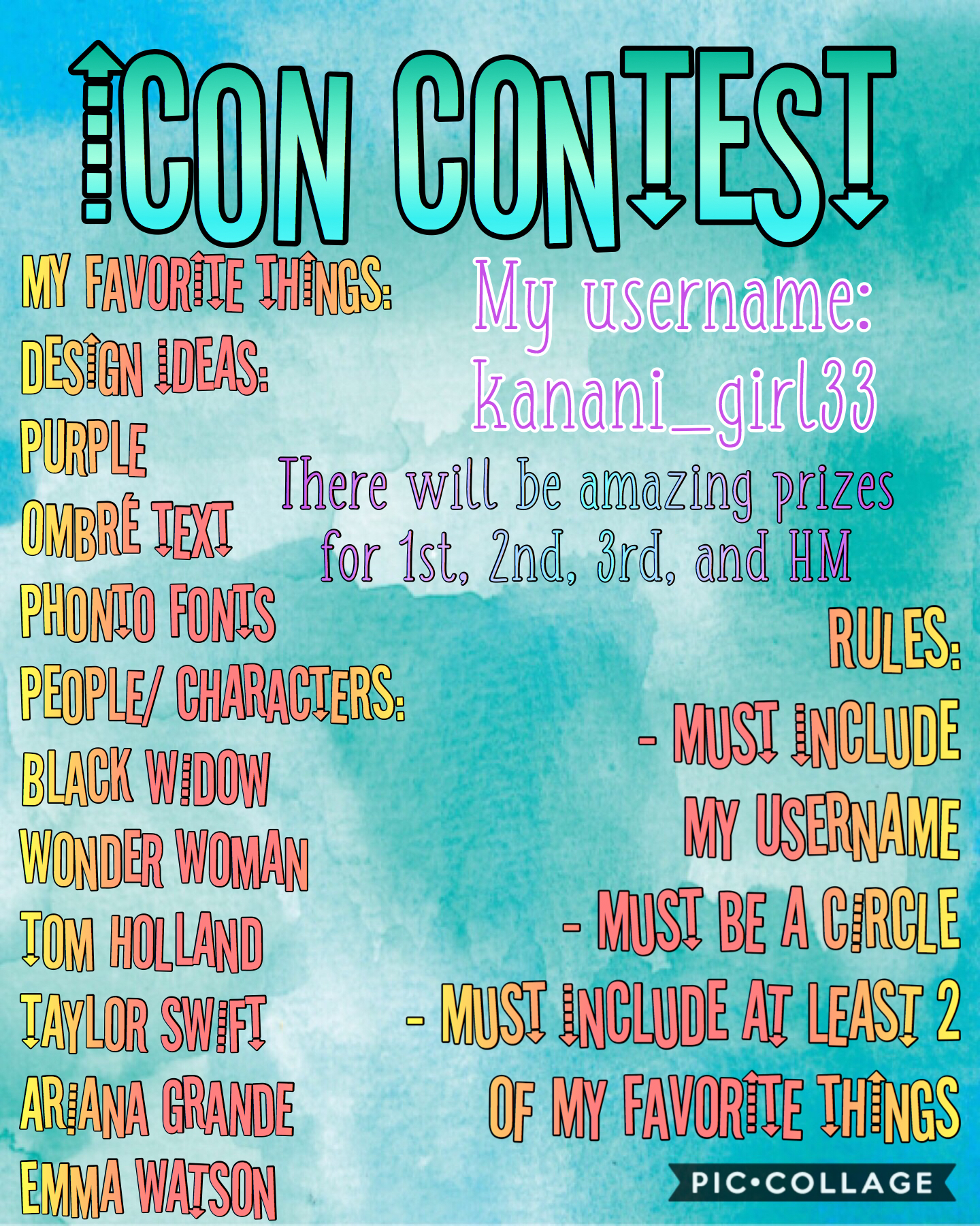Good luck!! Due when I have enough entries!!! (probably by December) 