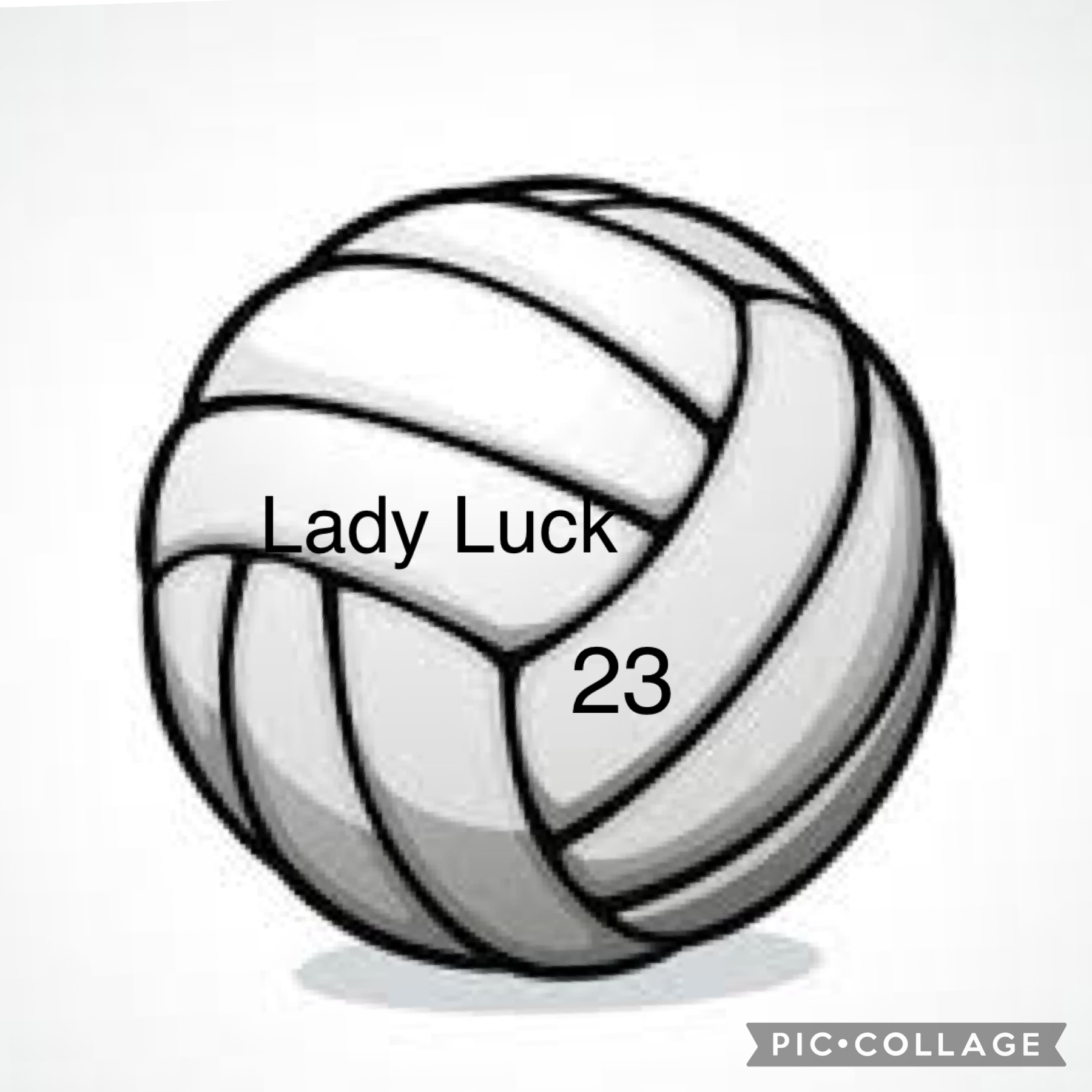 Lady Luck is my monster truck name 🏐🏐🏐🏐