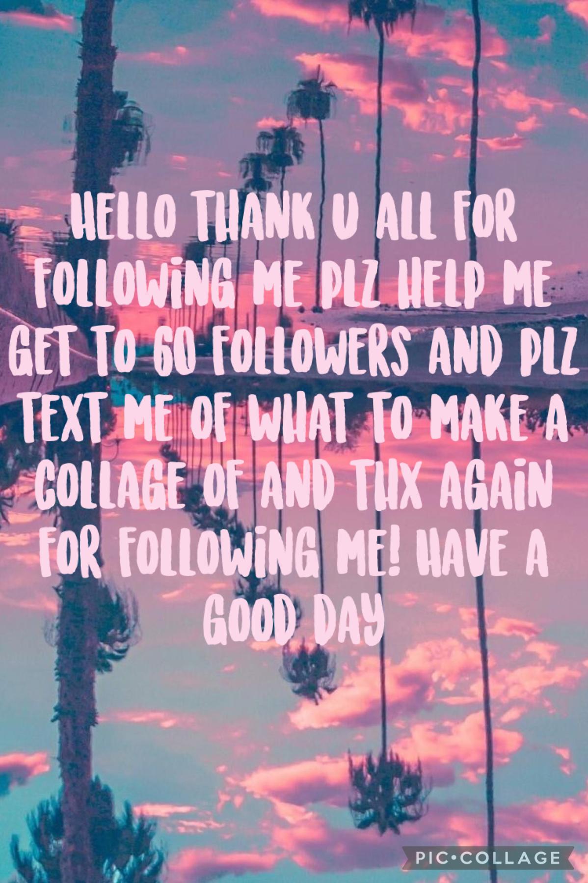 Thank u all for following me