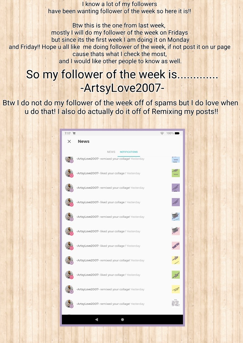 Follower of the week!!!