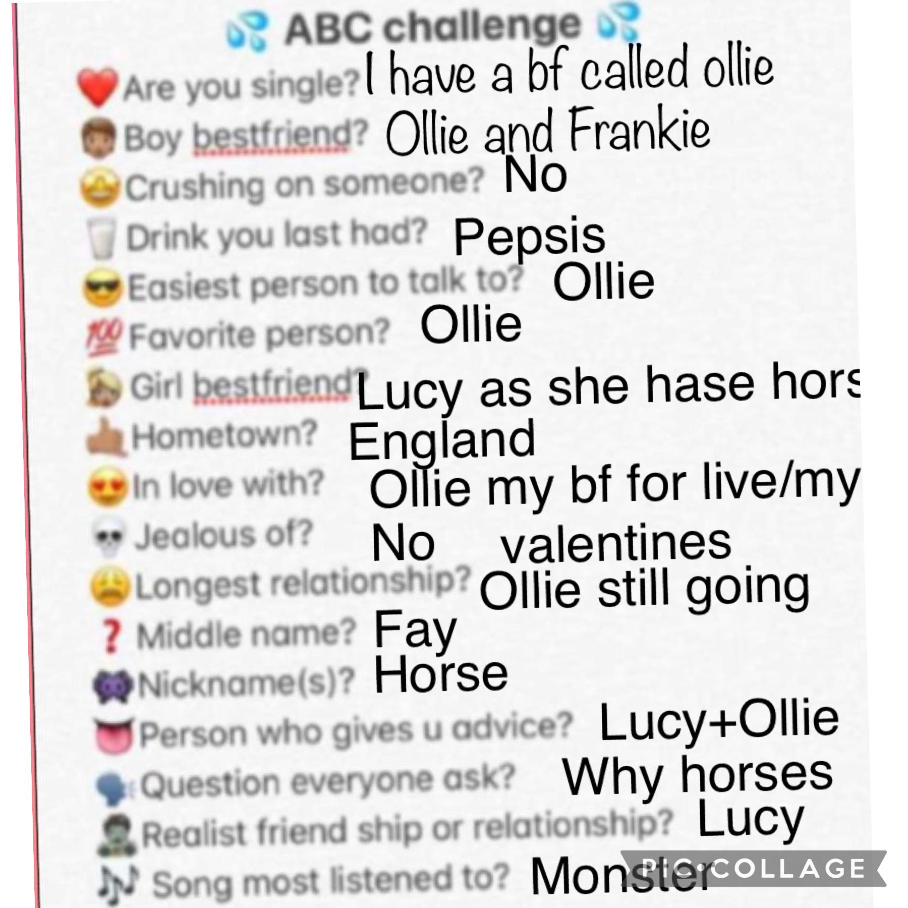 Me and my bf Ollie is is amazing and he is a good horse rider to all my gals out there they will understand the horse bit love yaxx