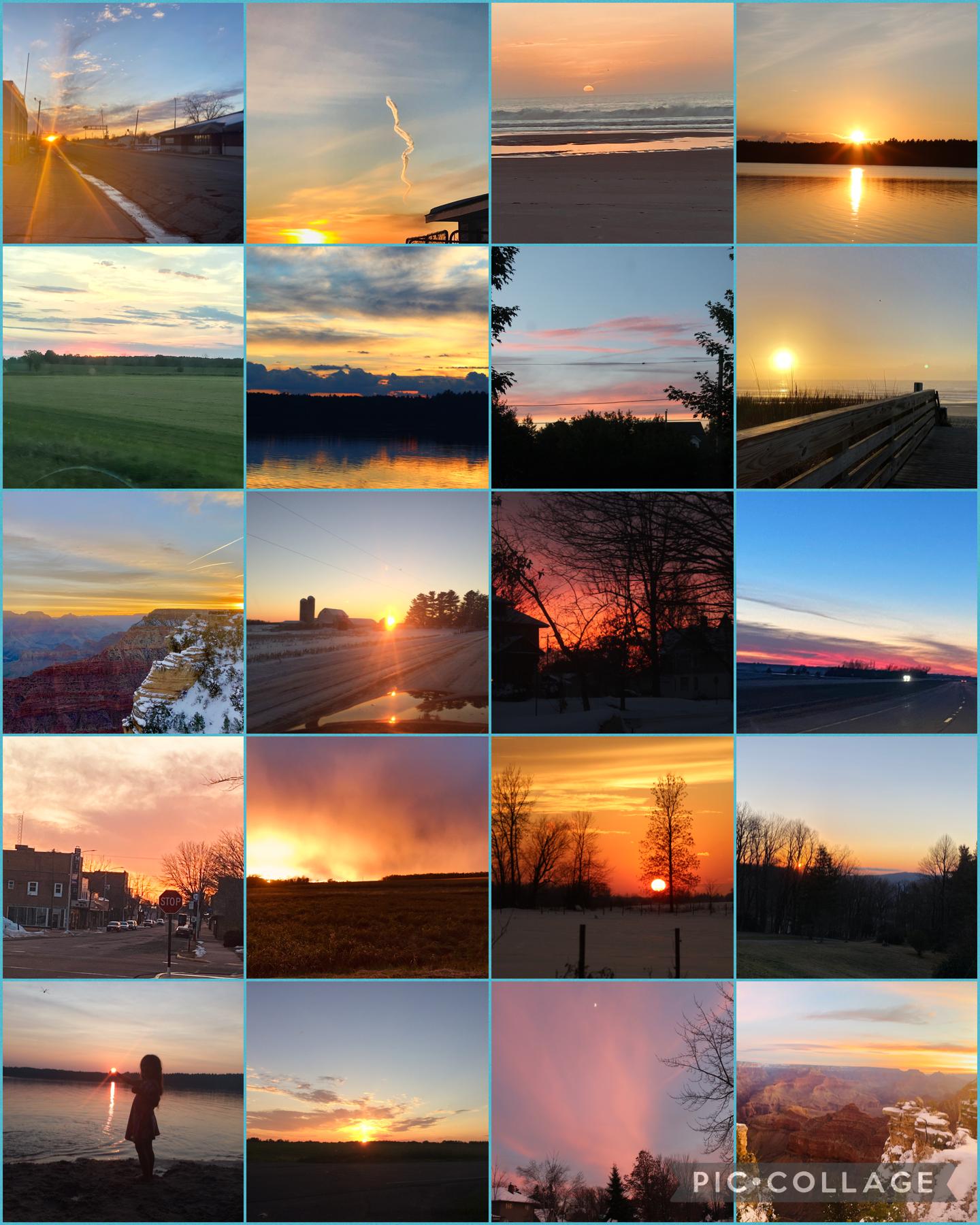 Sunrise, sunsets, and everything beautiful ✨
