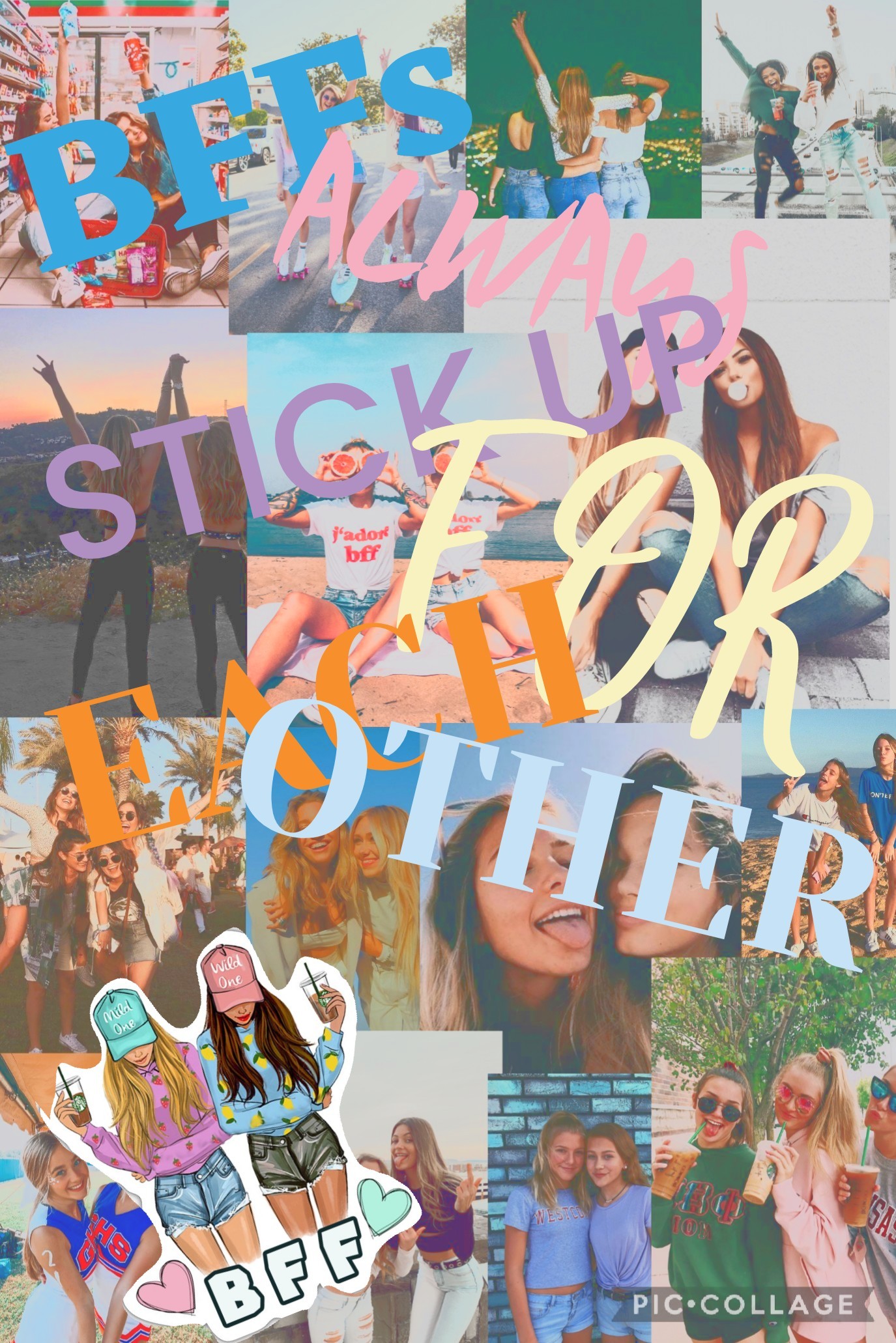 BFF collage