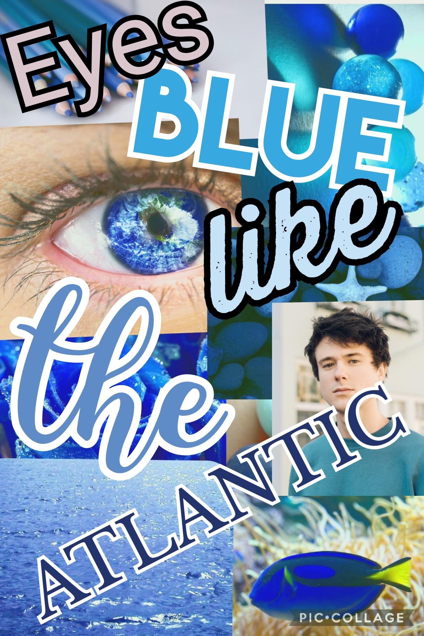 Eyes blue the Atlantic by Alec Benjamen!!!! What's your fav Alec Benjamen song? Some of these are rly popular: The Way you Felt, Devil Dosen't Bargin, I Sent my Therapist to Therapy, Oh My God, and just through this new one out there Pick Me