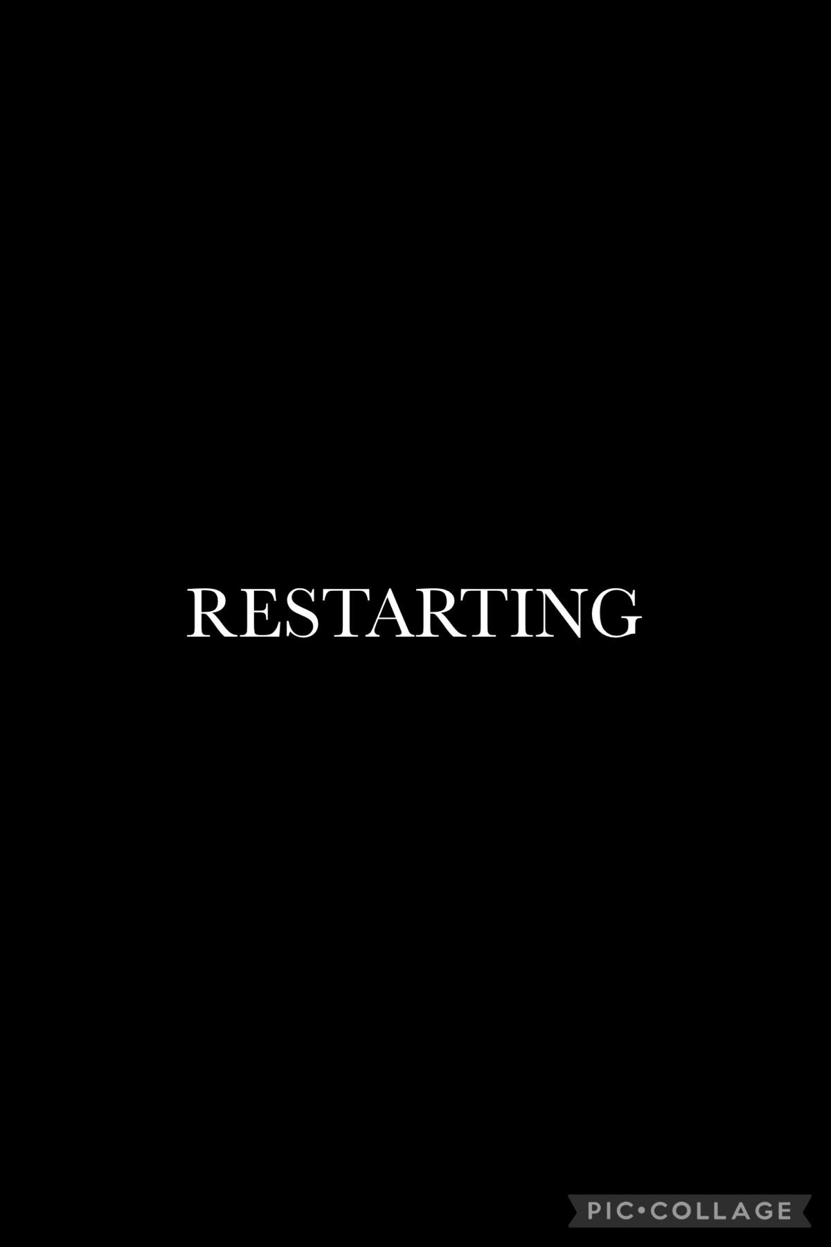 Restarting my account🦋