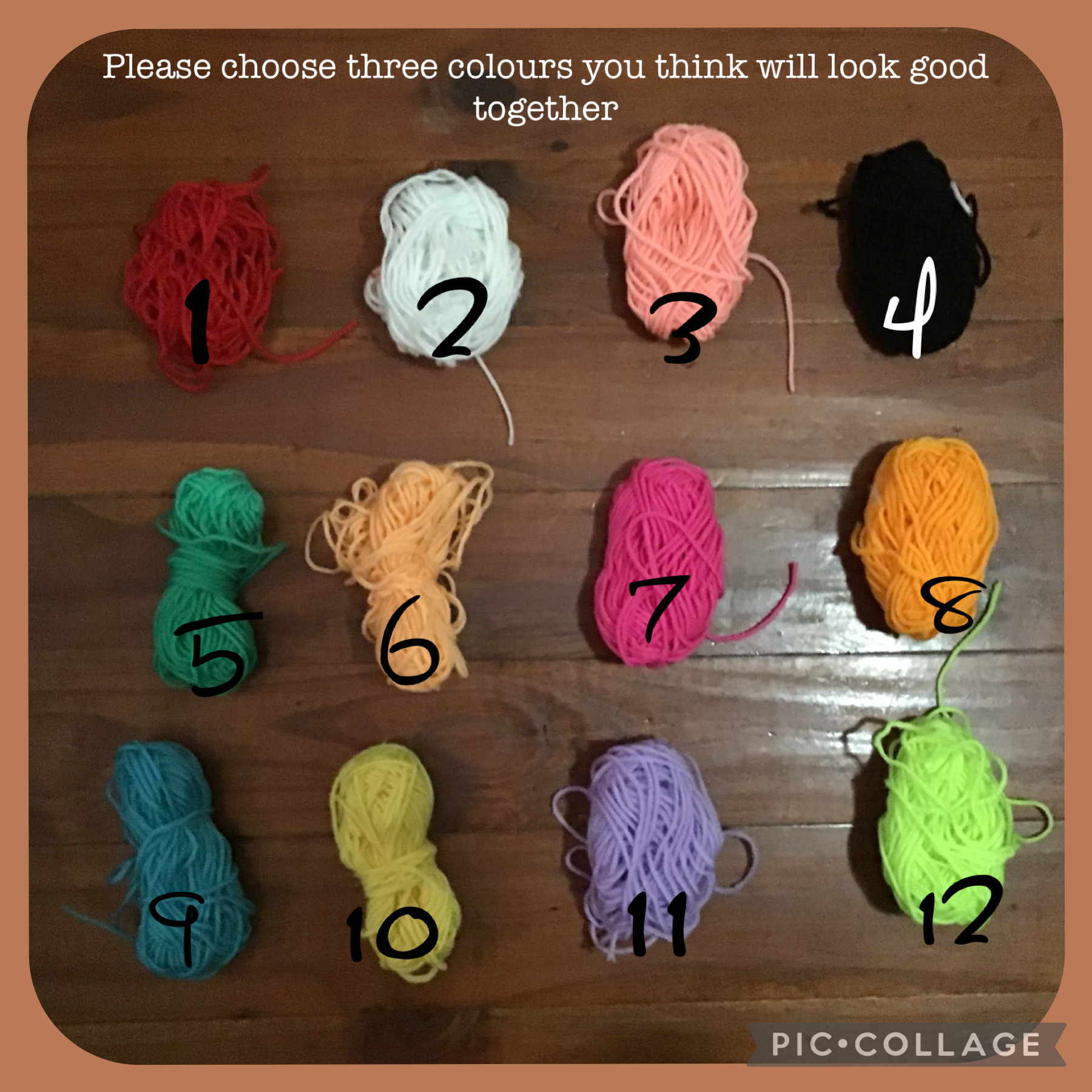 Give Janet a tickle, tap her stomach🦫
12/10/23
I am making crochet granny squares and i don’t want to think of colour combinations, so please choose one, and you will be featured on my blanket, thanks