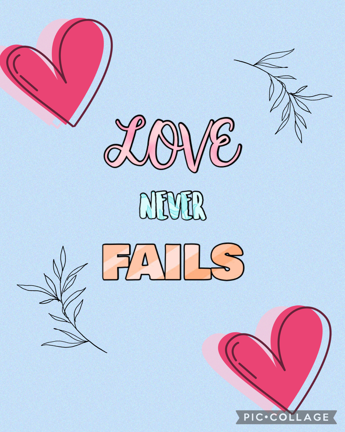 Tap!

LOVE REALLY DOESNT FAIL!!