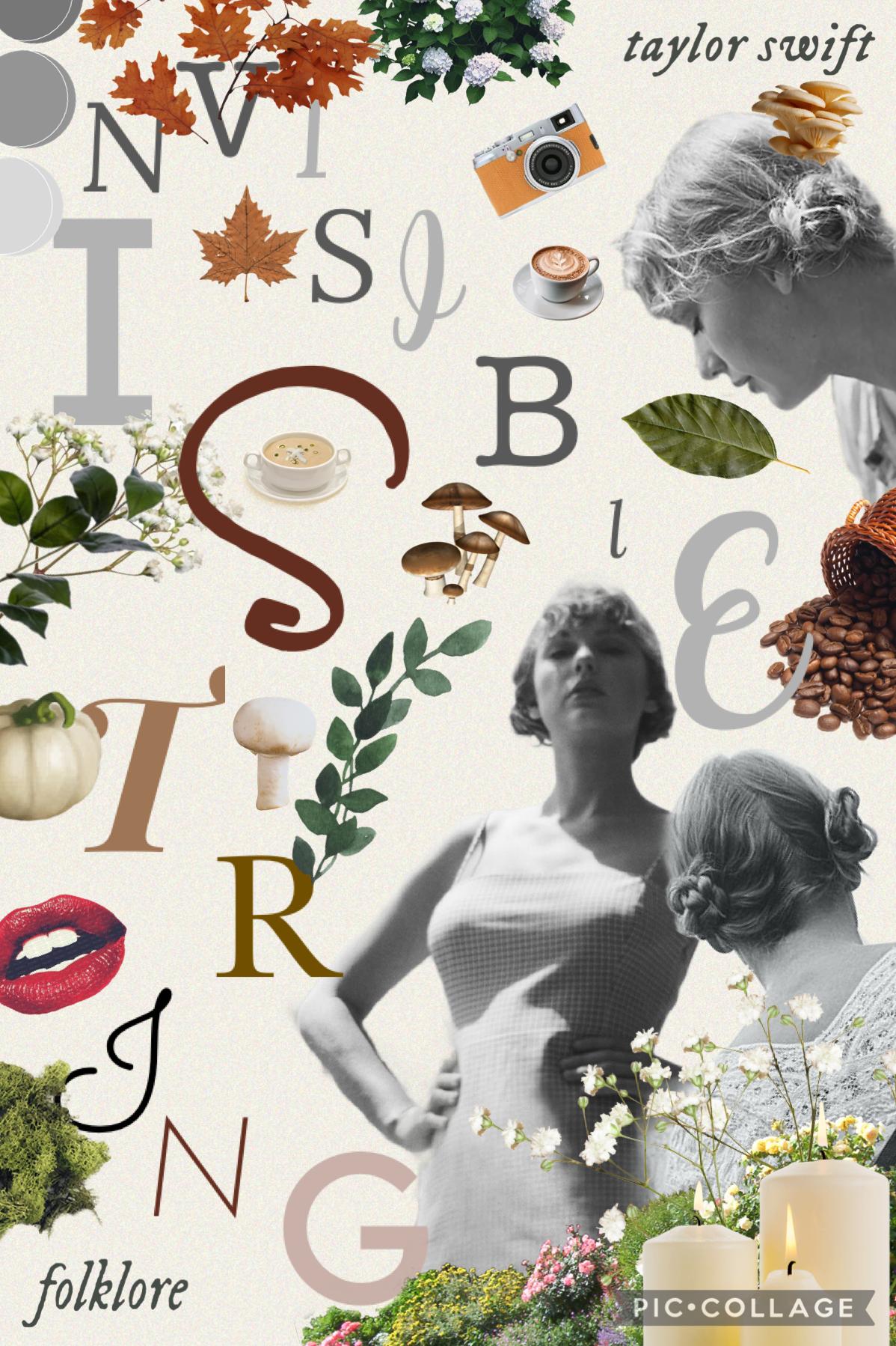 invisible string by Taylor Swift  inspired collage 🍂