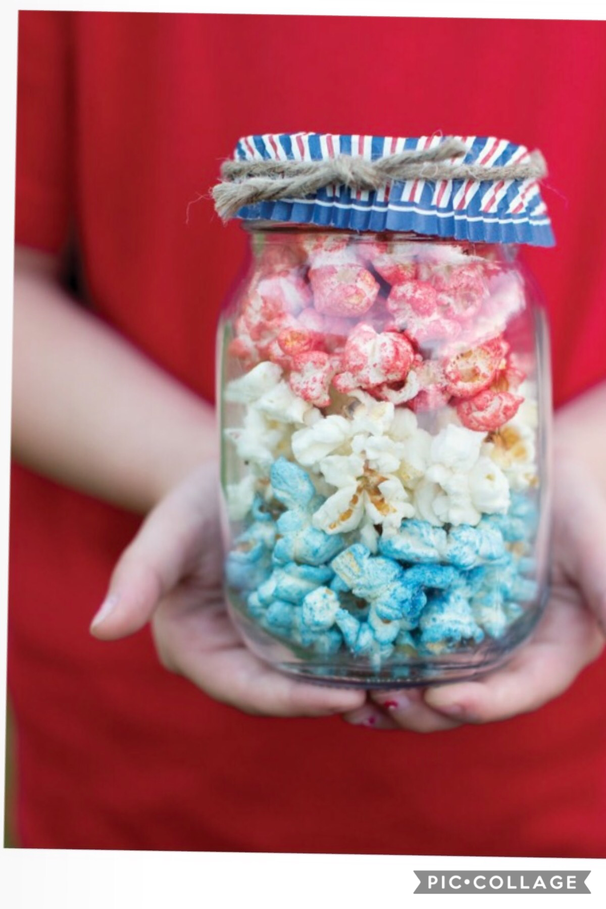 Just add food coloring to your popcorn 