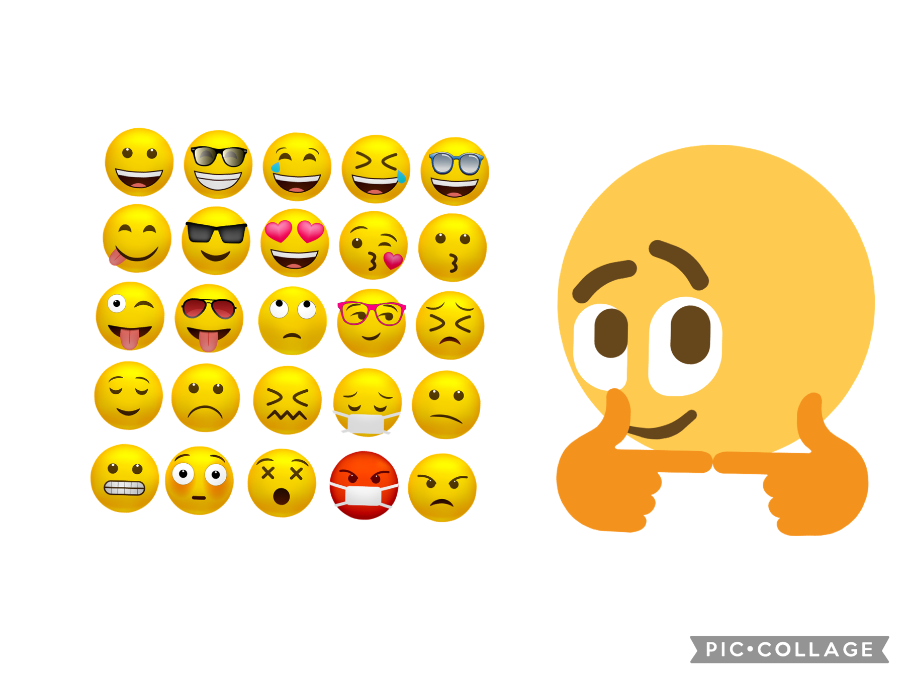 Emoji (j’avais pas d’idée de collage )