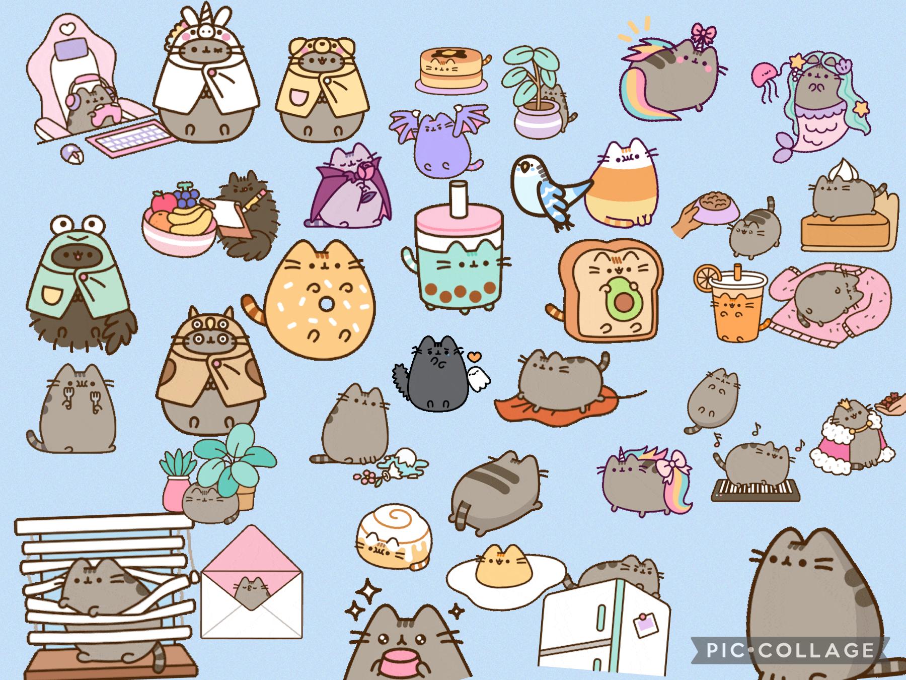 🍄i am obsessed with Pusheen 🍄 look in the comments