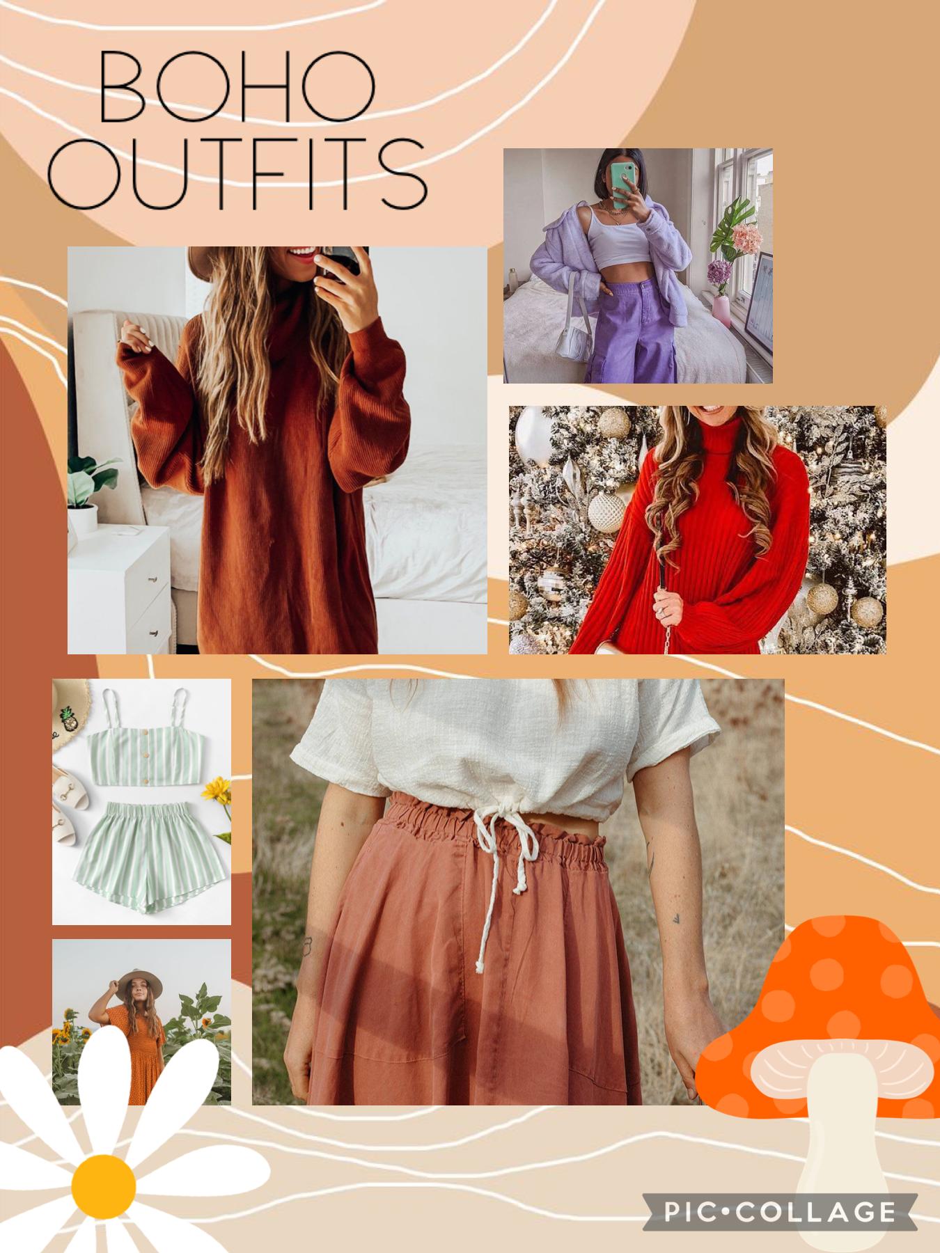 Boho cute outfits!!! (Not me wearing them) 