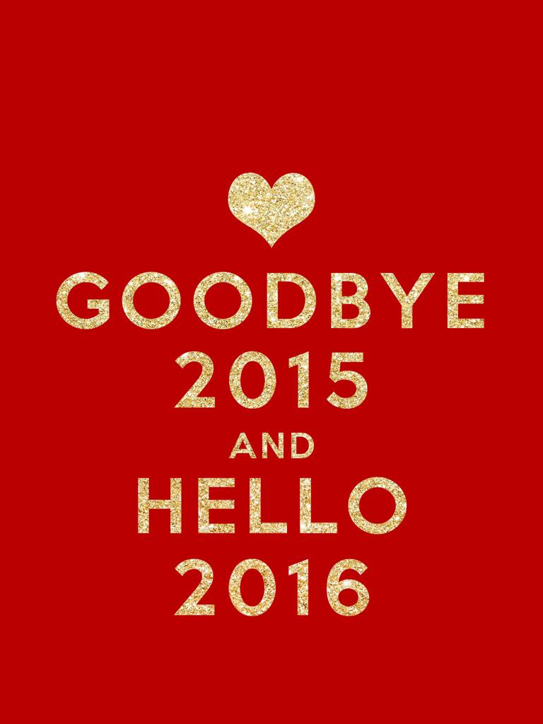 Bye bye 2015