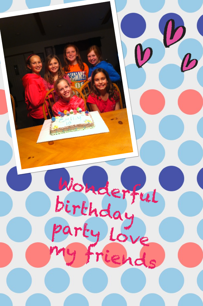 Wonderful birthday party love my friends
