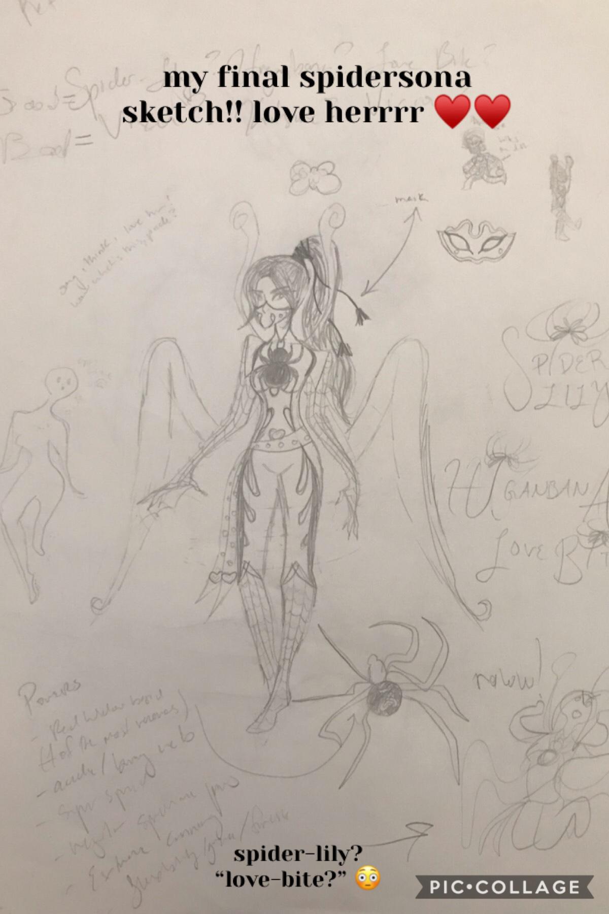 tap
need to color and digitalize this. i wanted a unique name but she is based off of a spider lily kinda (her mechanical legs)