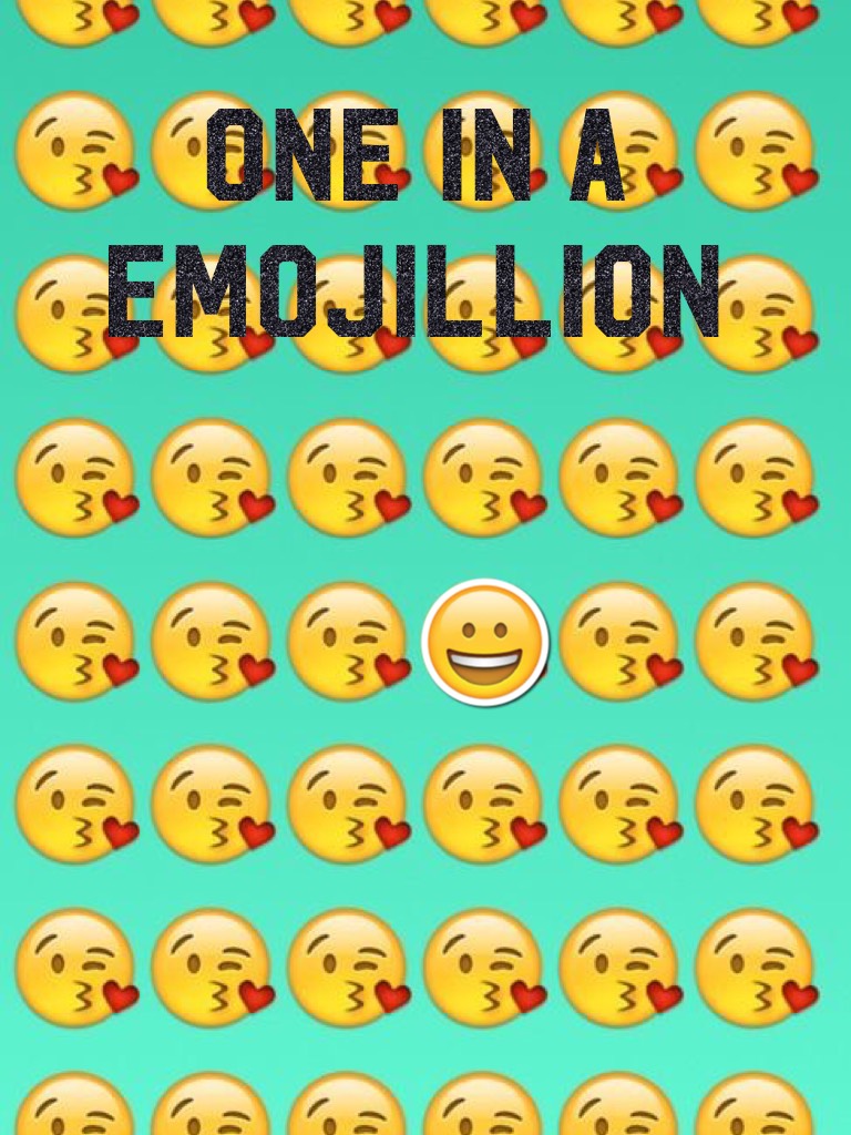 One in a emojillion