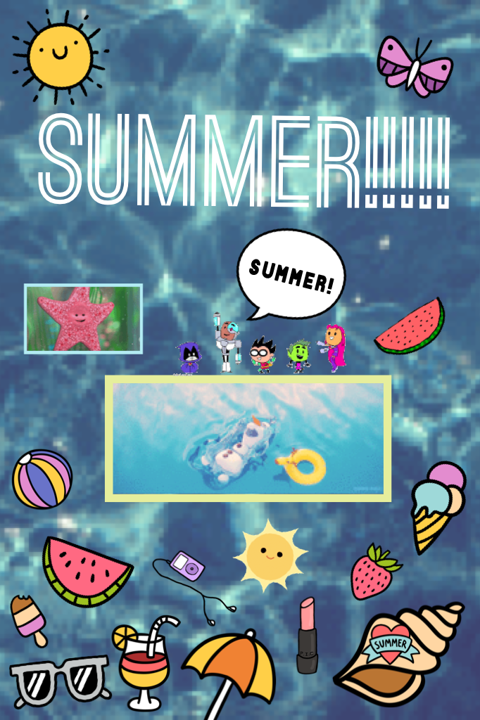 Summer's Here!!!!!☀️🍍🍉🍓🌺