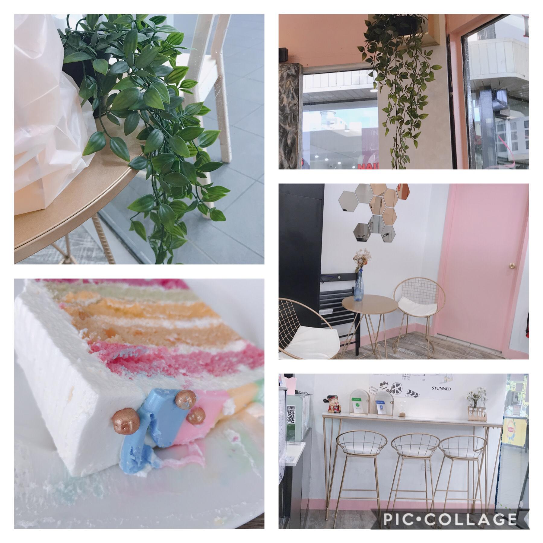 Just a quick post! I went to this cafe the other day and it was so pink an aesthetically pleasing so i had to make a collage! Oh and the cake.... just because it was delicious!💞