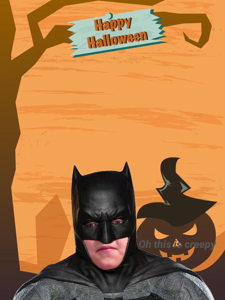I'm gonna be Batman for Halloween
