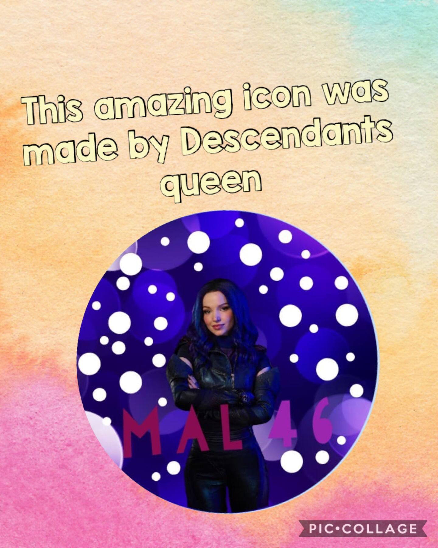 This amazing icon was made by Descendants queen 