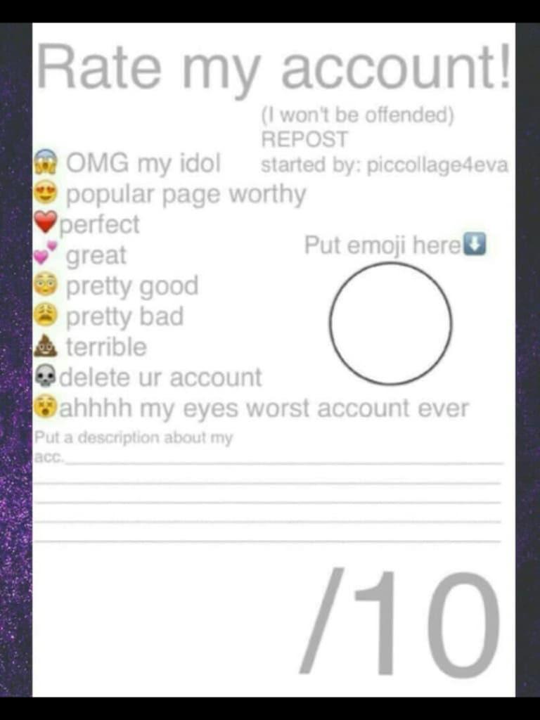 👉TAP ME👈

RATE MY ACCOUNT! I know I posted this before but I want to see if I have improved and what to improve on! 

xoxo