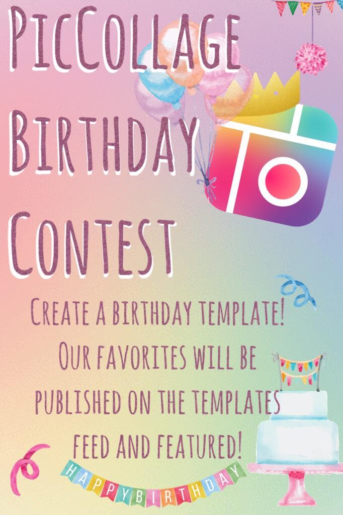 PicCollage Birthday Contest!