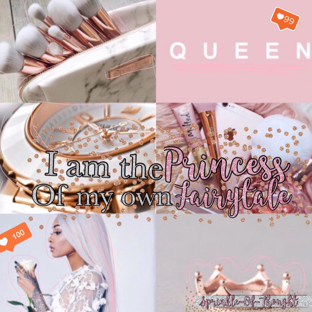 🦄TAP🦄
I love this collage! It is a contest entry which i will tell you about in the comments! 
QOTD: What is your fave colour?
AOTD: mine’s rose gold! 