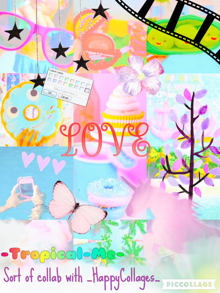 Sort of collab with _HappyCollages_ aka my best friend go follow her!
