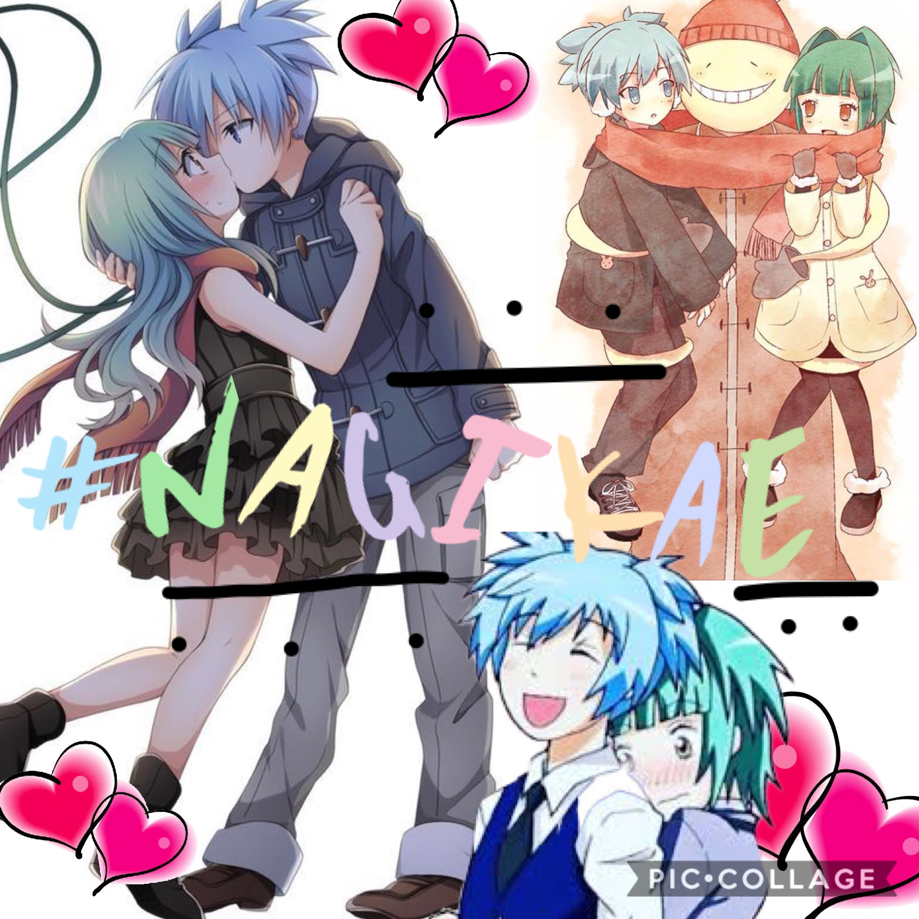 Tap!!! <3
Have any of you seen the anime Assassination Classroom? If so, #NAGIKAE! (Nagisa Shiota x Kayano Kayane)