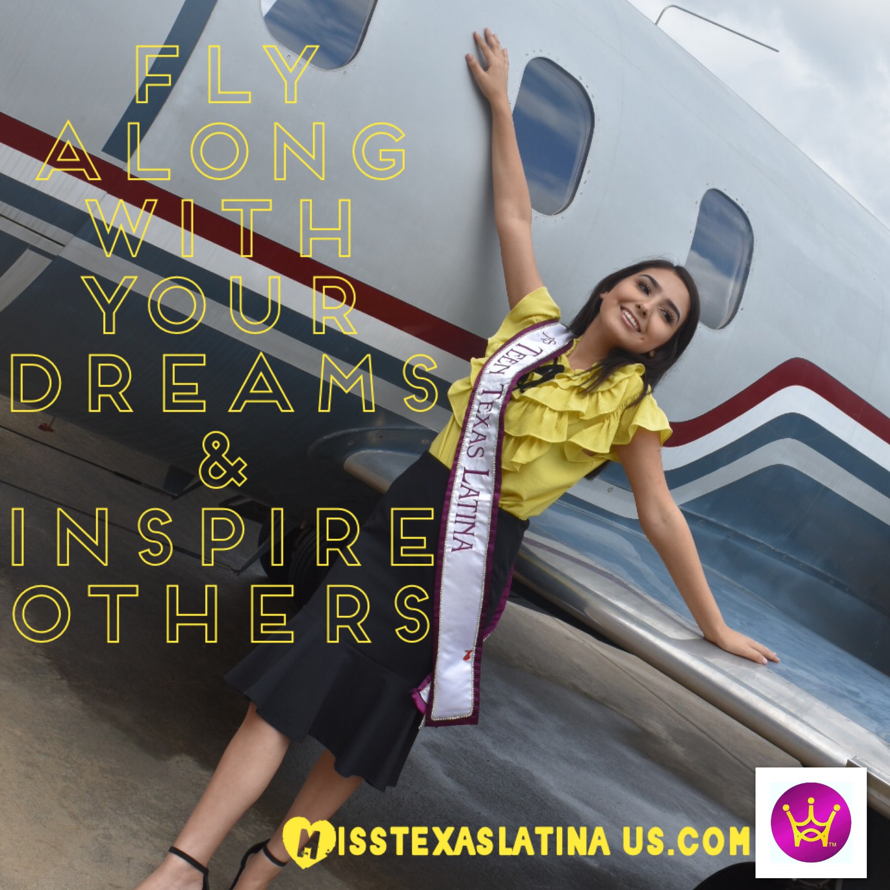 We are just getting the hang of this! 
Instagram: misstexaslatina 
Fly with your dreams and inspire others! 