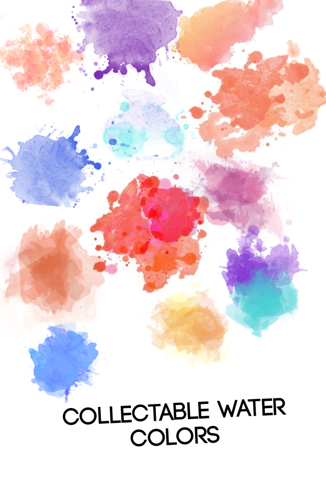 Collectable water colors! You can use these to make backgrounds and other stuff. 
