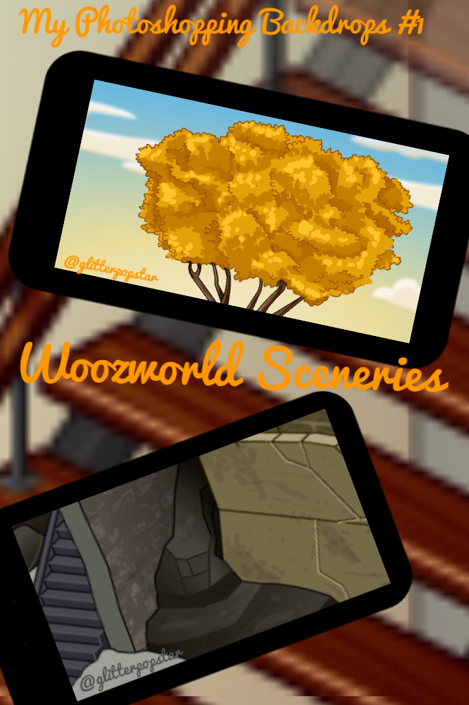 Woozworld Sceneries- some of my backdrops I've taken over the past year #autumntrees #mysterycavesss