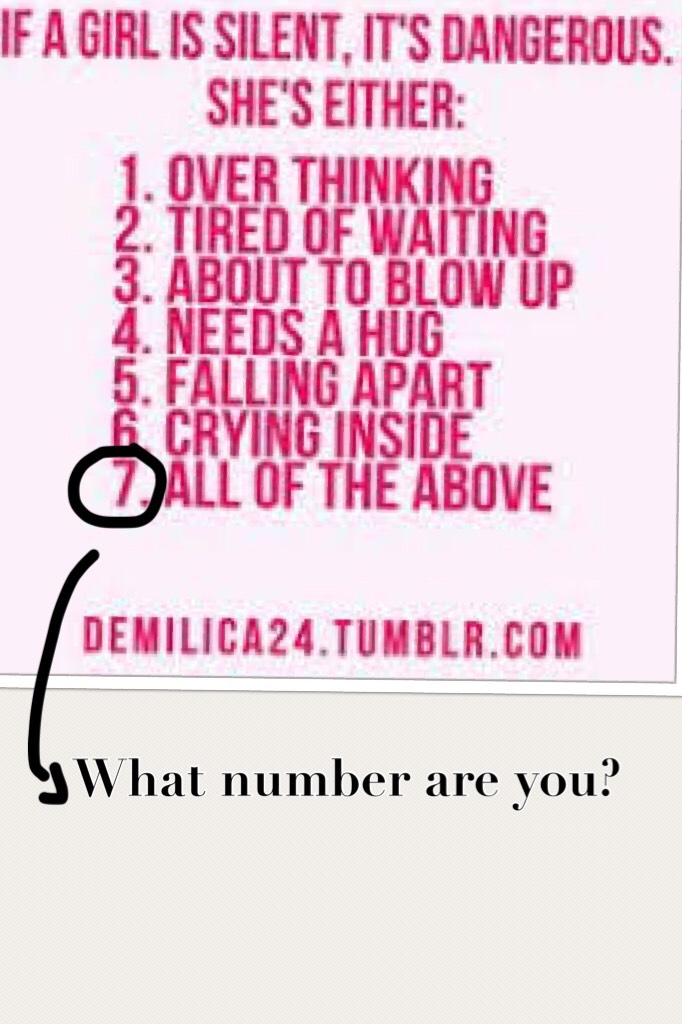 What number are you?