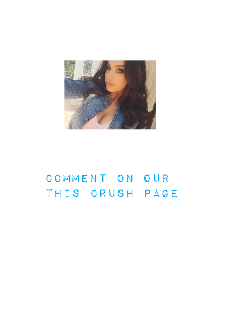 Come comment on our this crush page~ Cami💋