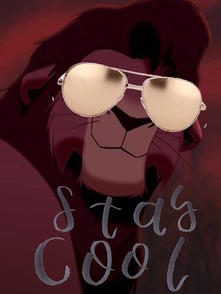 Stay cool, bro. Who else loves Kovu from the Lion King 2??