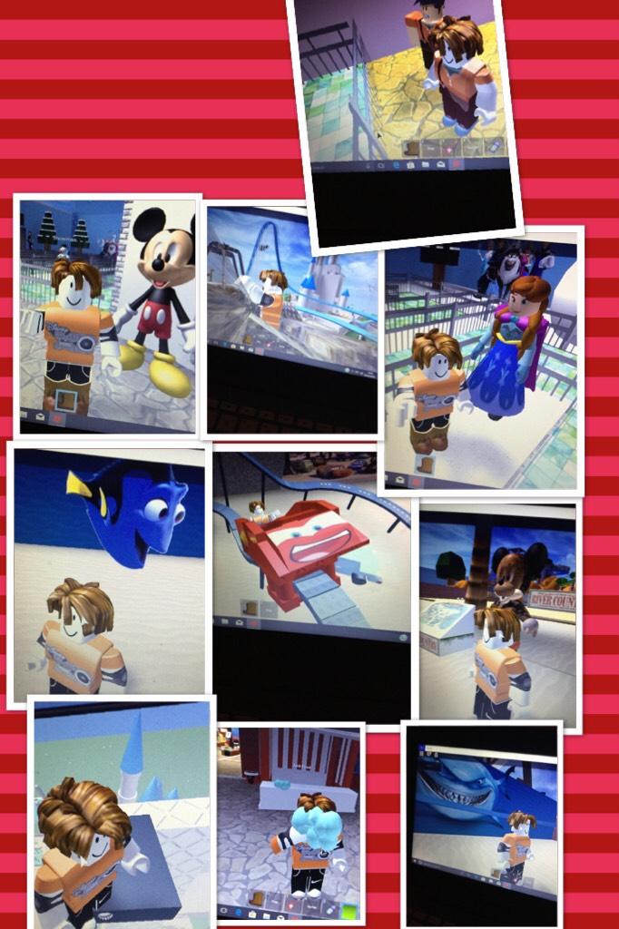 Disney land in ROBLOX check it out 