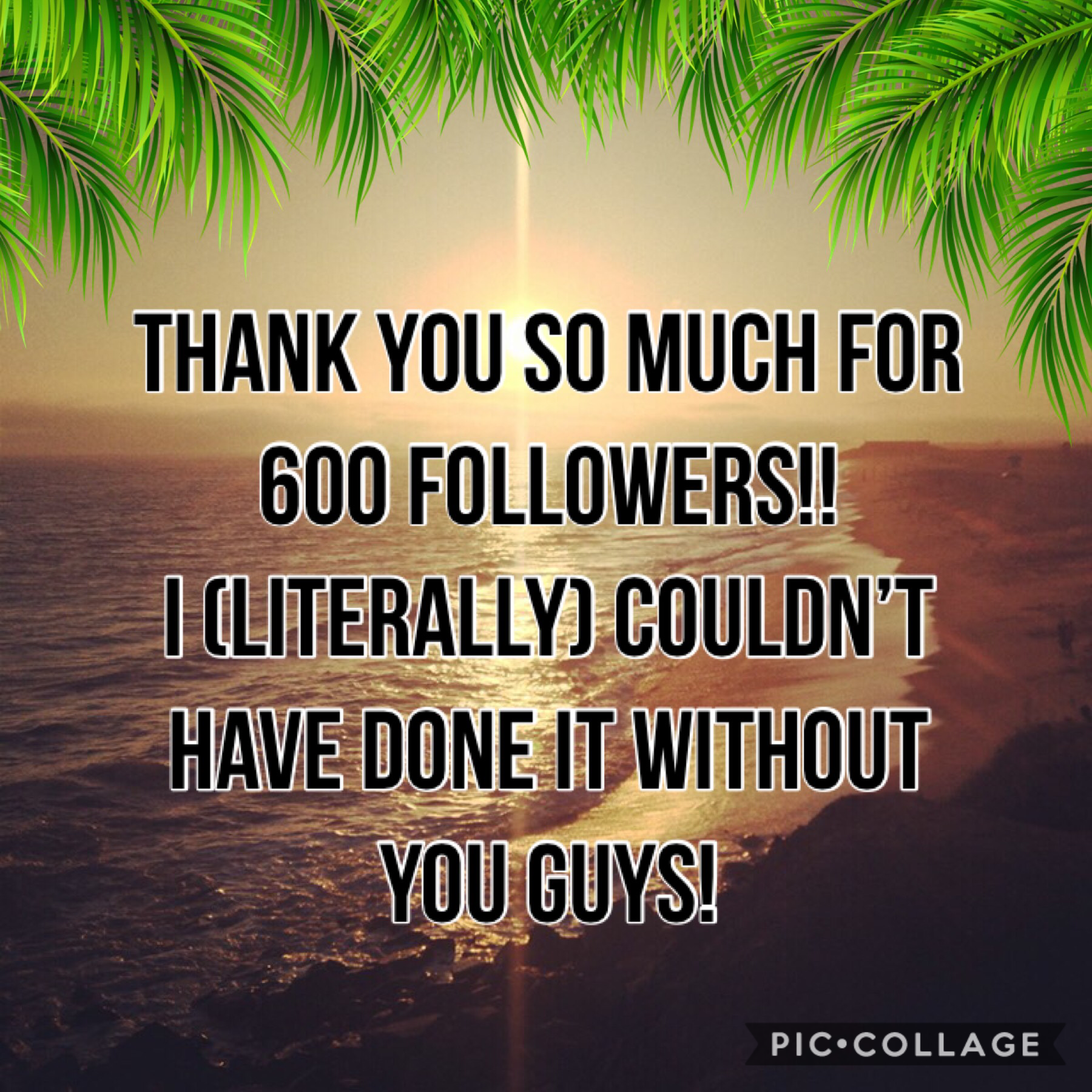 I appreciate it so much!!! Love all 600 of you😊