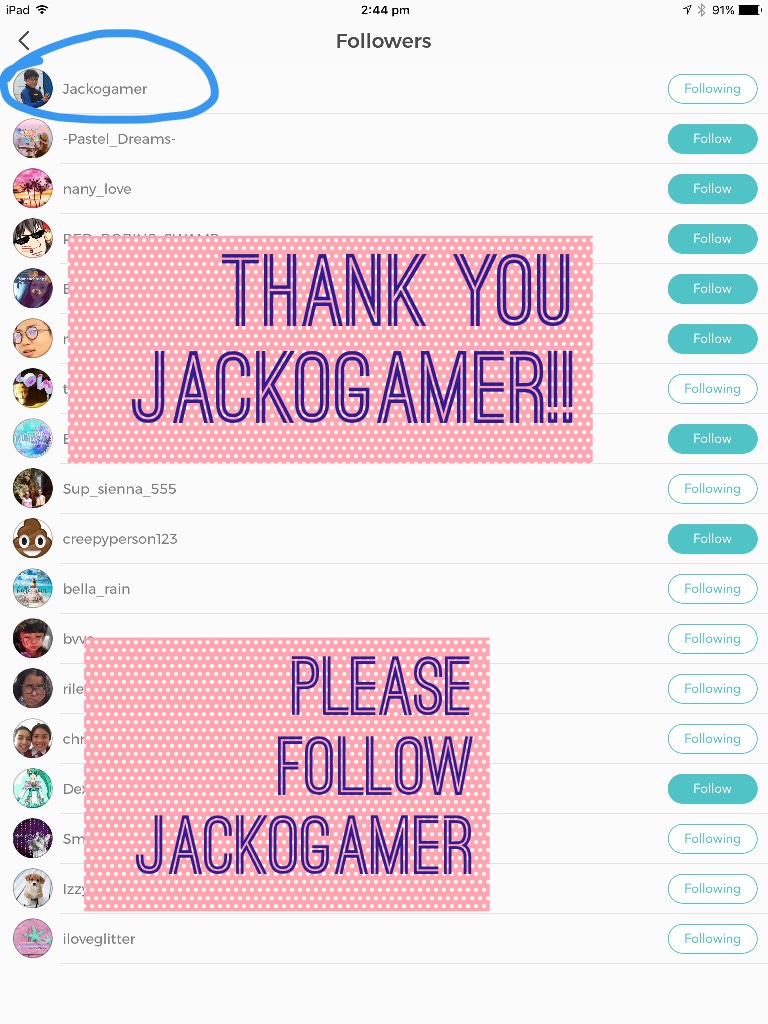 Thank you jackogamer!!