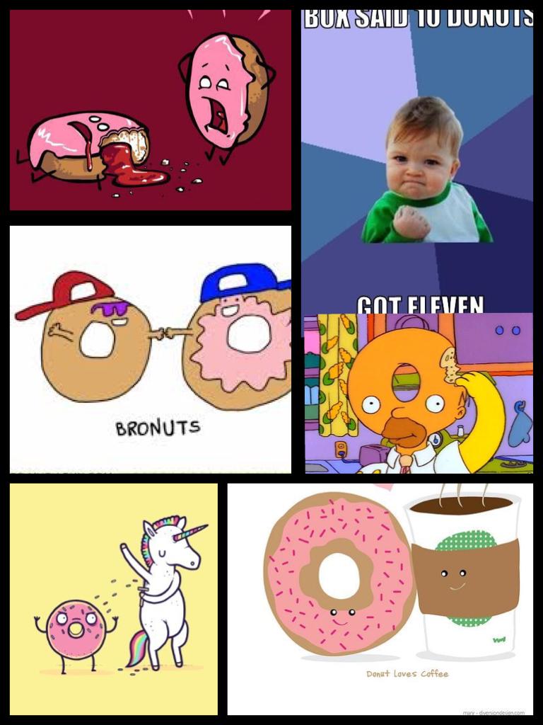 My donut pic collage lol funny 