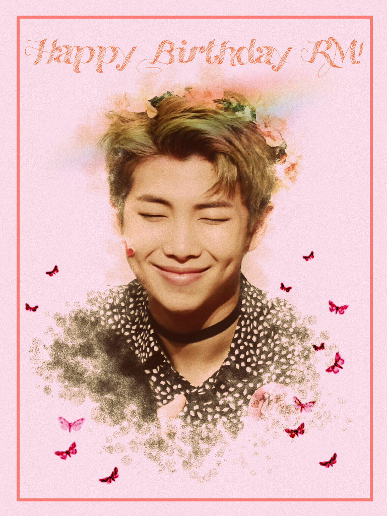 Happy Birthday RM! You incredible, keep going! Love you so so much! 💜💜💜💜